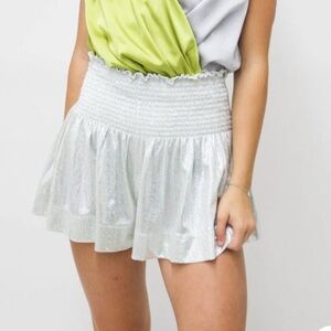 Queen of Sparkles Silver Skort/Shorts